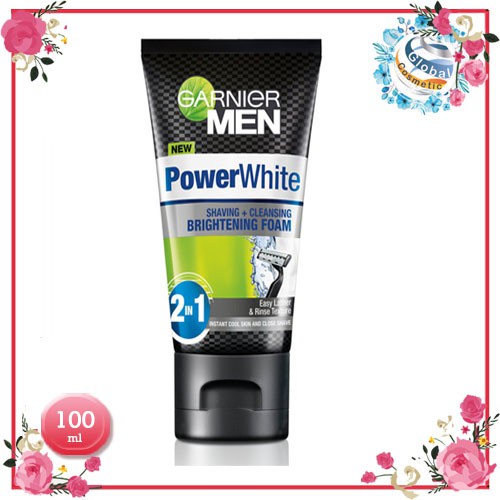 Garnier Men Power White Shaving Foam-100ml