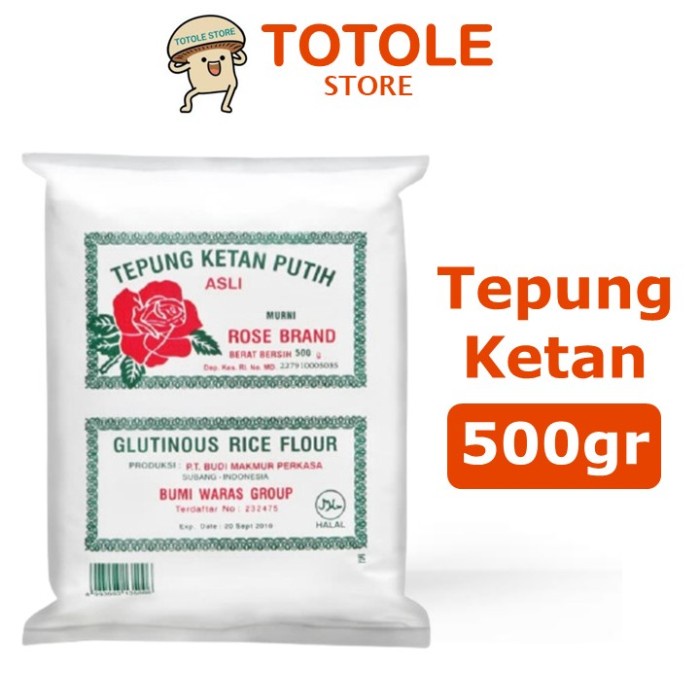 

ketan-beras-tepung- tepung ketan rose brand 500gr -tepung-beras-ketan.