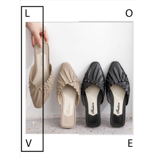 Sepatu Flat Jelly Shoes Wanita Andine  Import Terbaru RF