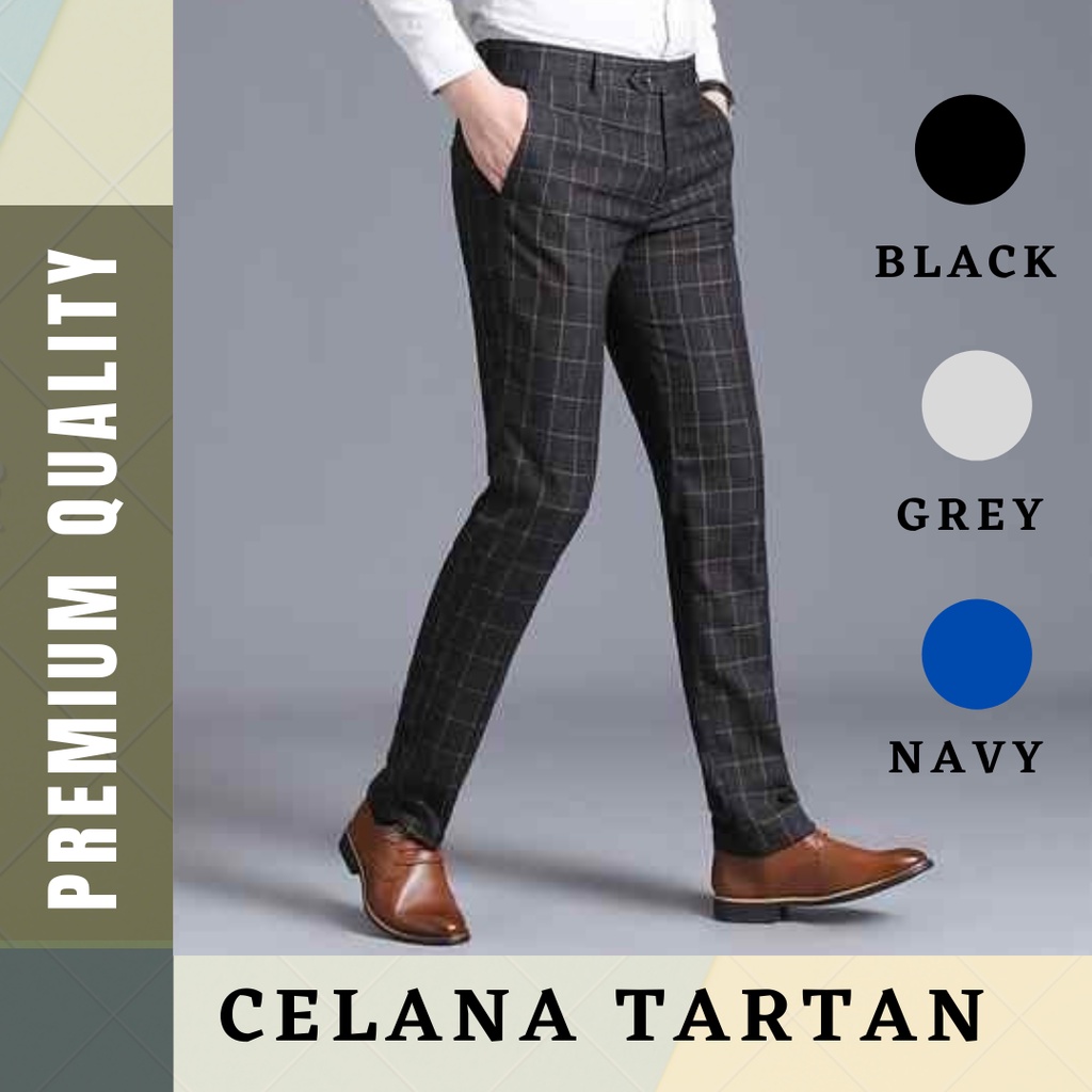 CELANA TARTAN PRIA CELANA TARTAN DISTRO TERBARU CELANA TERBAIK queenoutfit KOTAK-KOTAK GARIS 2 --- NYAMAN DI PAKAI