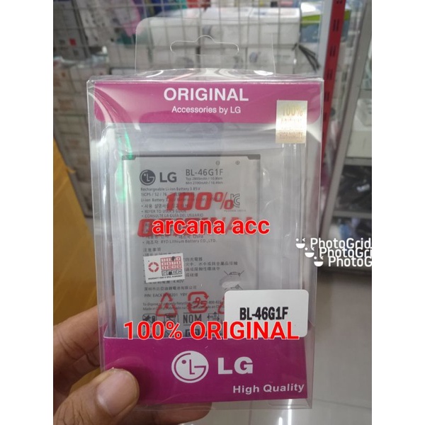LG K10 2017 battery baterai batre battrey LG K10 2017 BL4G1F original 100