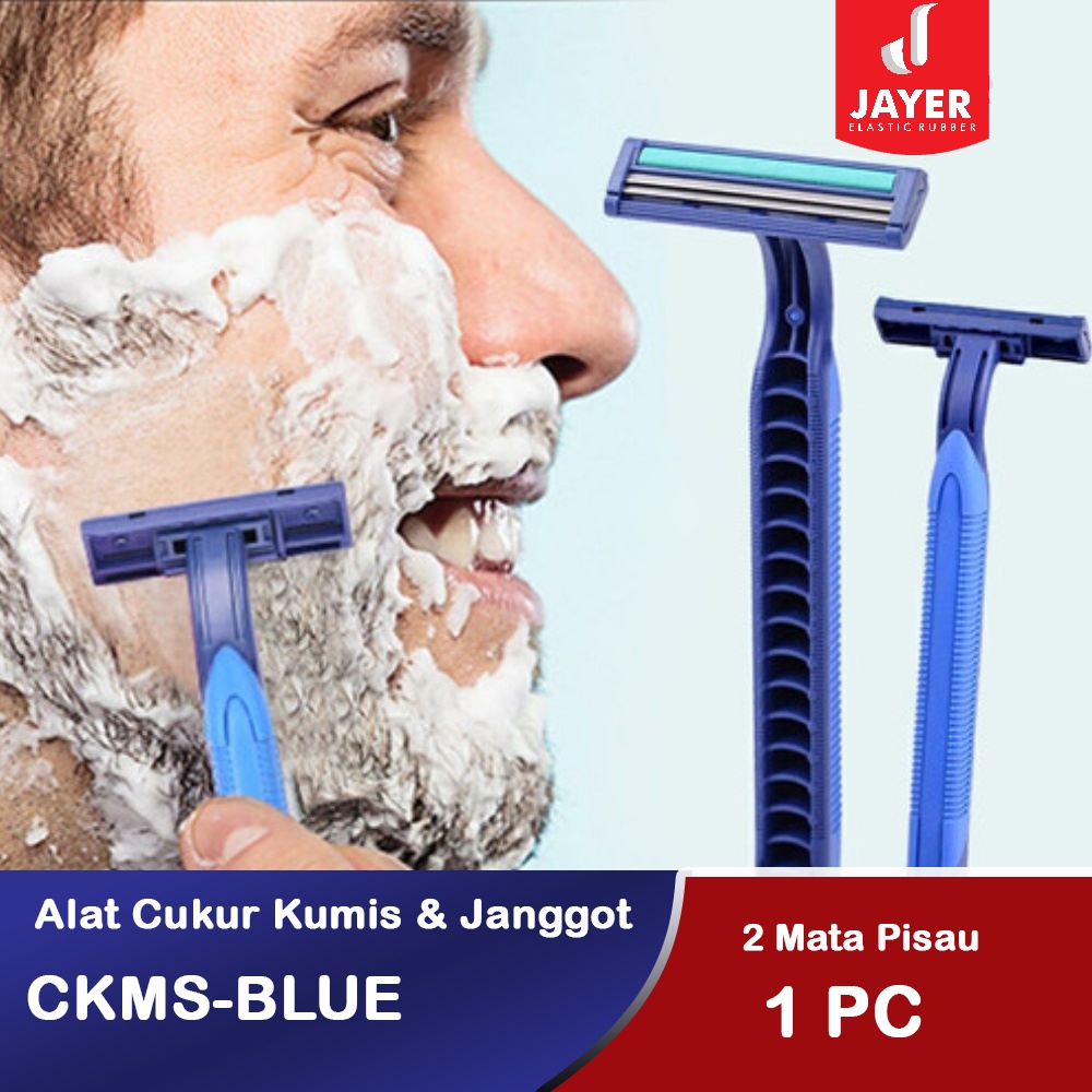 Alat Cukur Kumis dan jenggot / Pisau Cukur Bulu 2 Mata pisau