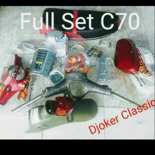 BODY HONDA C70 FULL SET SESUAI FOTO