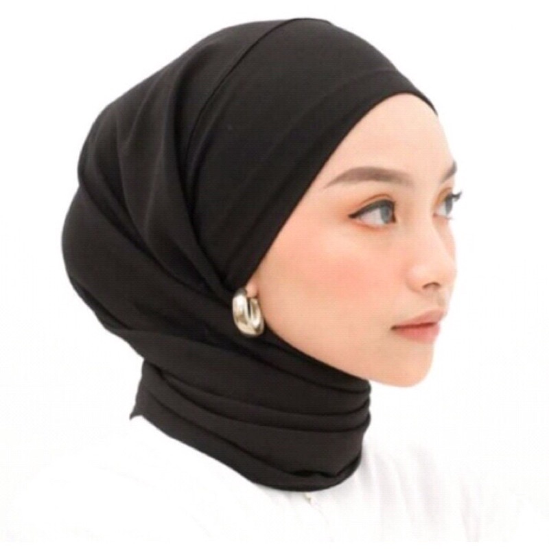 PASHMINA 2 IN 1 INNER CERUTY BABYDOLL MALAYSIA TALI BELAKANG / KERUDUNG PASHMINA INNER / HIJAB PASMI