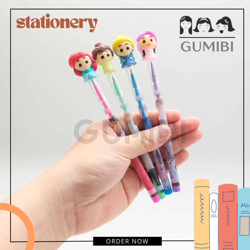 

PENSIL SUSUN PRINCESS PENSIL SUSUN BENSIA LUCU UNIK IMUT ALAT TULIS MURAH