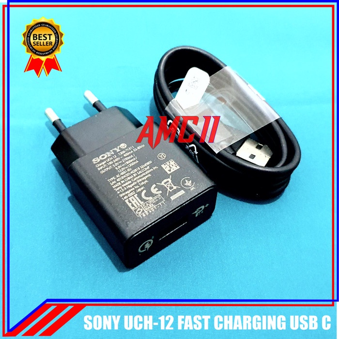 Charger Sony Xperia XZ2 Compact XZ3 ORIGINAL 100% Fast Charging Type C  TYENBRSIMBOLON