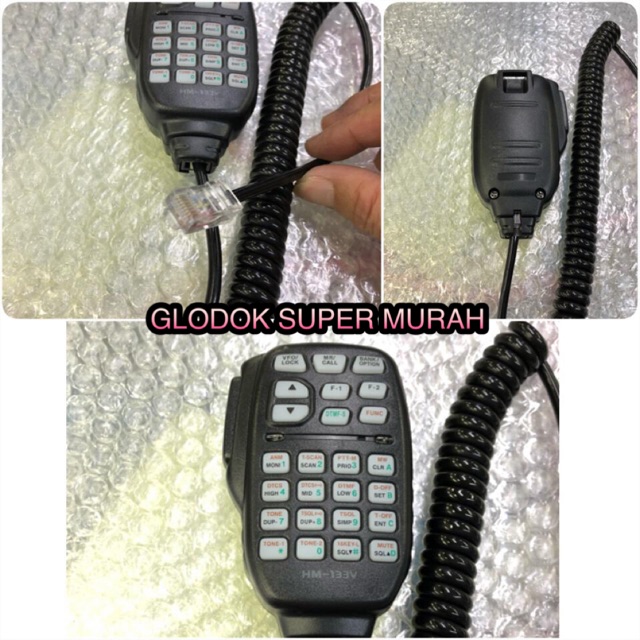 XTRA MIK HM 133 UNTUK RADIO RIG ICOM