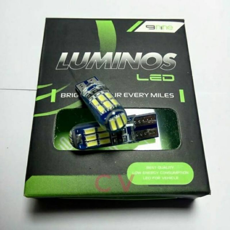 SEPASANG LUMINOS LED SENJA DAN SEN MOTOR TYPE T10 SMD 15 MATA SUPER TERANG