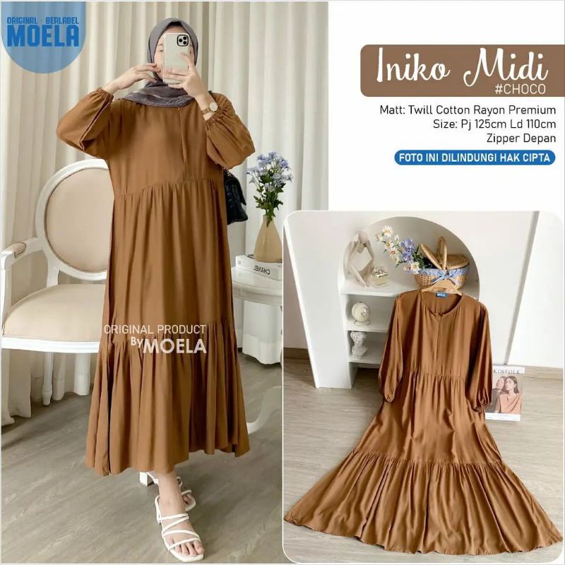 BEST SELLER INIKO MINI DRESS BAJU KONDANGAN GAUN PESTA MIDI DRES