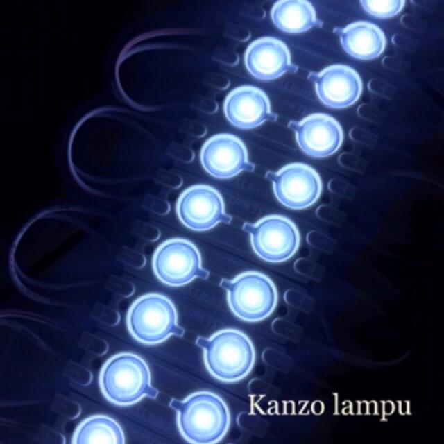 Kanzo / LED modul 2mata 12v isi 20 stik / variasi lampu mobil motor / super putih terang MZ_3