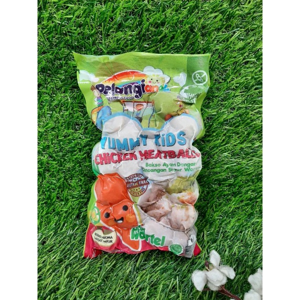 

Bakso ayam sayur yummy kids pelangi 300gr