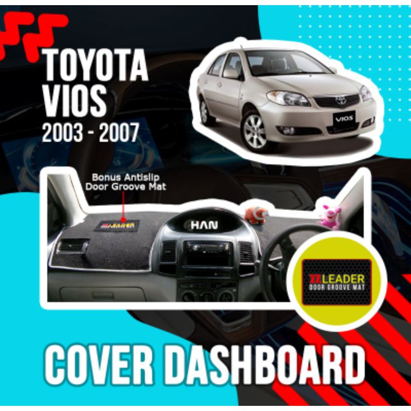 alas karpet cover dashboard mobil vios gen 1