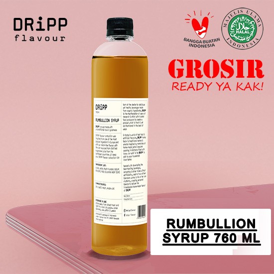 

Sirup Rum DRiPP Syrup, Sirup Rumbullion 760ml DRiPP flavour Yogyakarta