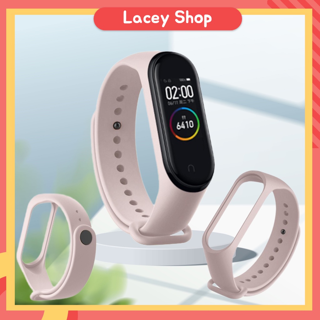 Strap Xiaomi Miband 3/4/5/6 Silikon Karet Replacement Strap MULTI COLOR