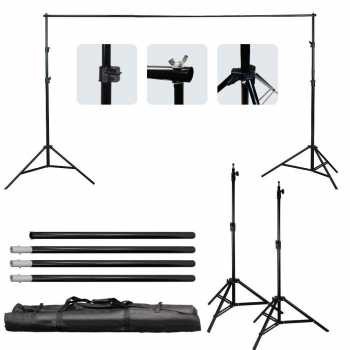 (BISA COD) TaffSTUDIO Bracket Stand 3M untuk Backdrop Foto Studio - BS-300