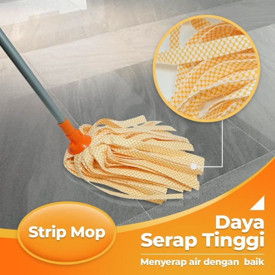 Bagus Micromate Strip Mop Refill W-22321 / Refill Kain Pel