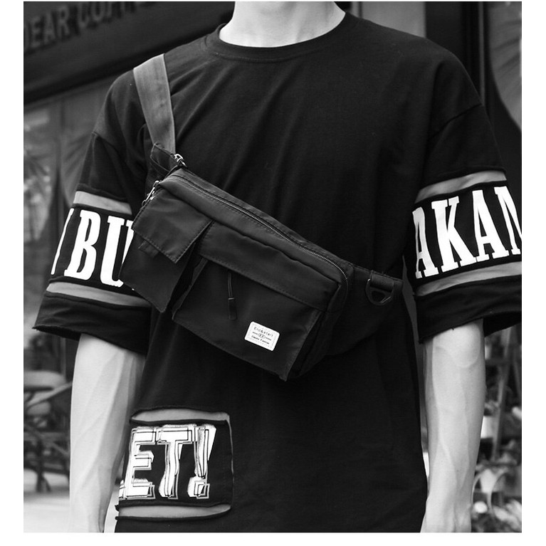 Tas Selempang Pria New Men’s Slingbag Waistbag E&S 0526