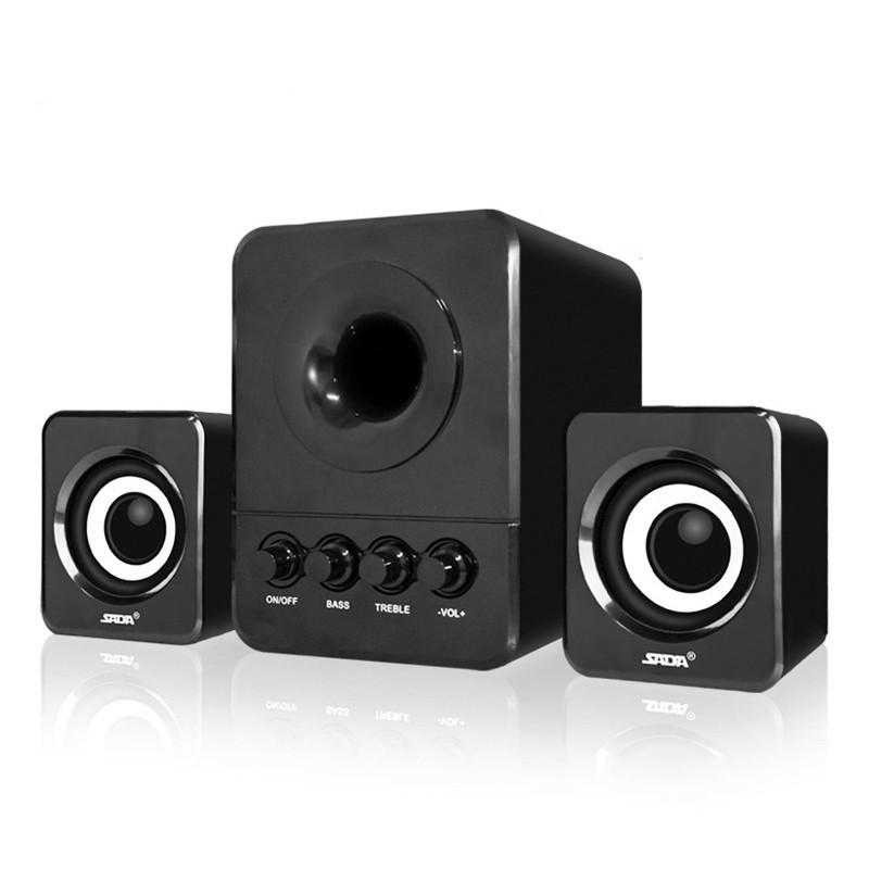 Terlariss !! SADA D-203 Speaker Stereo 2.1 with Subwoofer &amp; USB Power