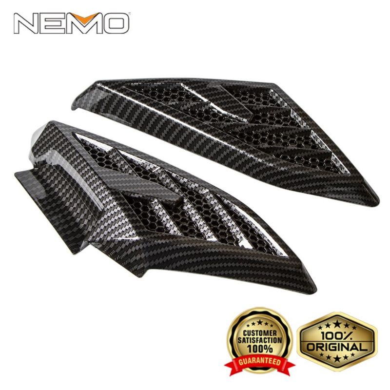 Cover body samping Nmax new carbon NEMO Pijakan body samping Nmax new carbon