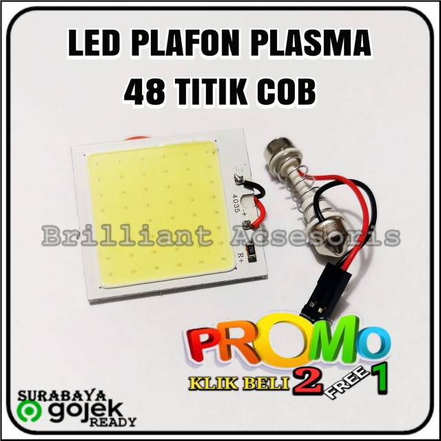 Lampu Led Plafon Mobil - Plasma Type - 16 / 24 / 48 Titik - Harga Per pcs