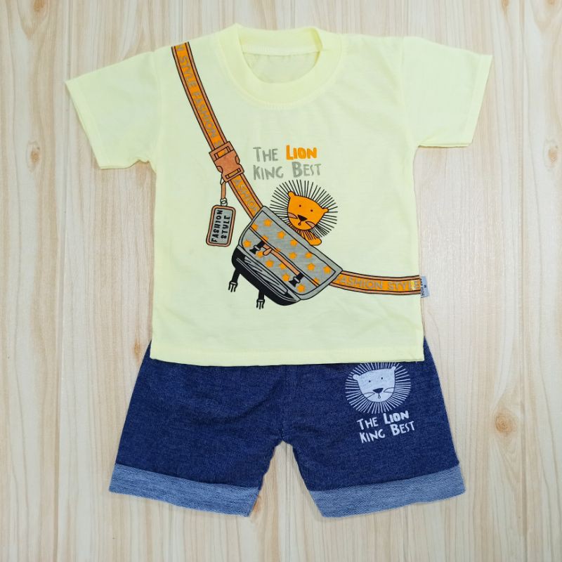 [Ss-8038] Baju Anak Kasual 6bulan-2tahun, Pakaian Anak Laki-laki Keren Casual Soft Jeans