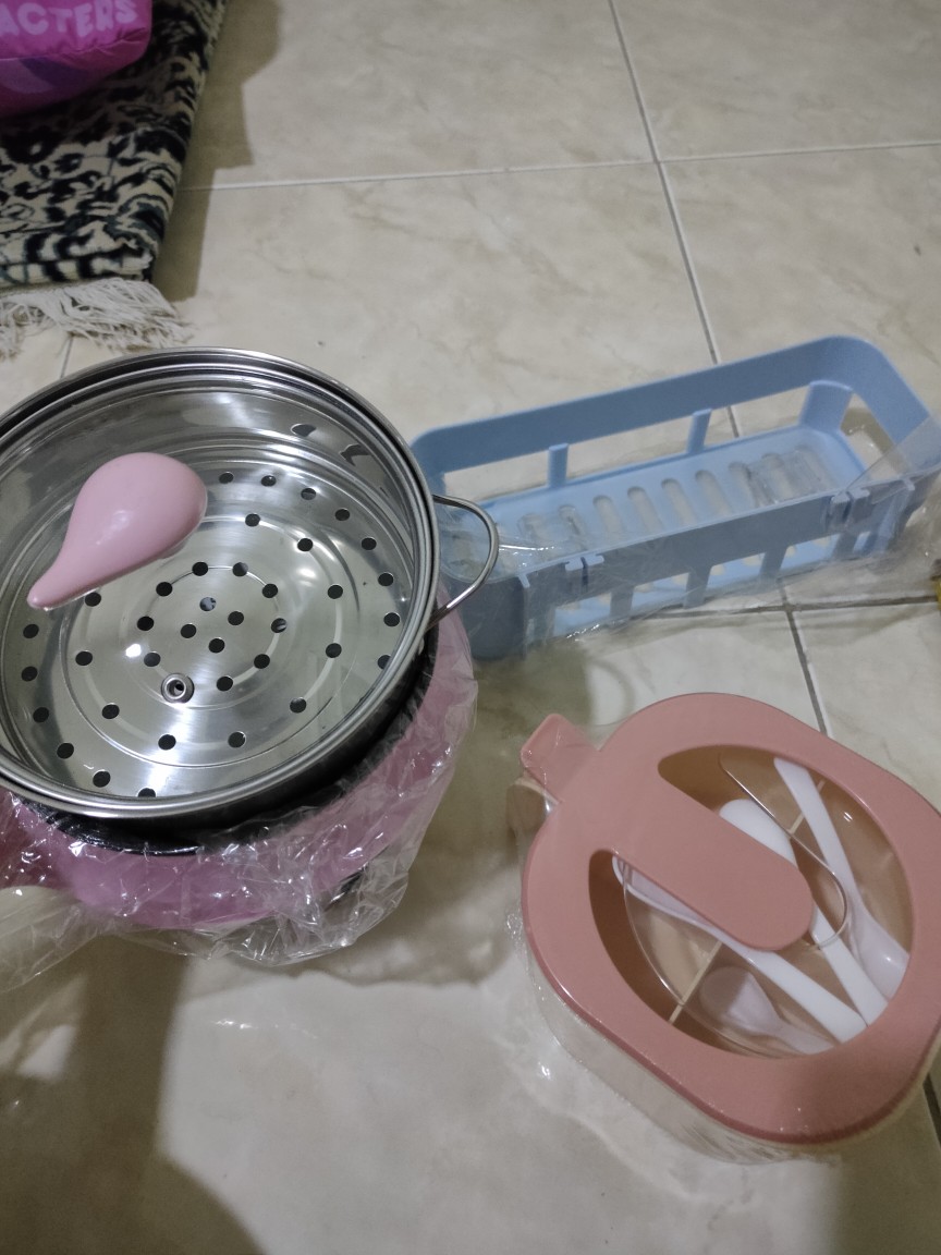 Tempat Bumbu - Kotak Bumbu - Wadah Bumbu Dapur Sekat 4in1