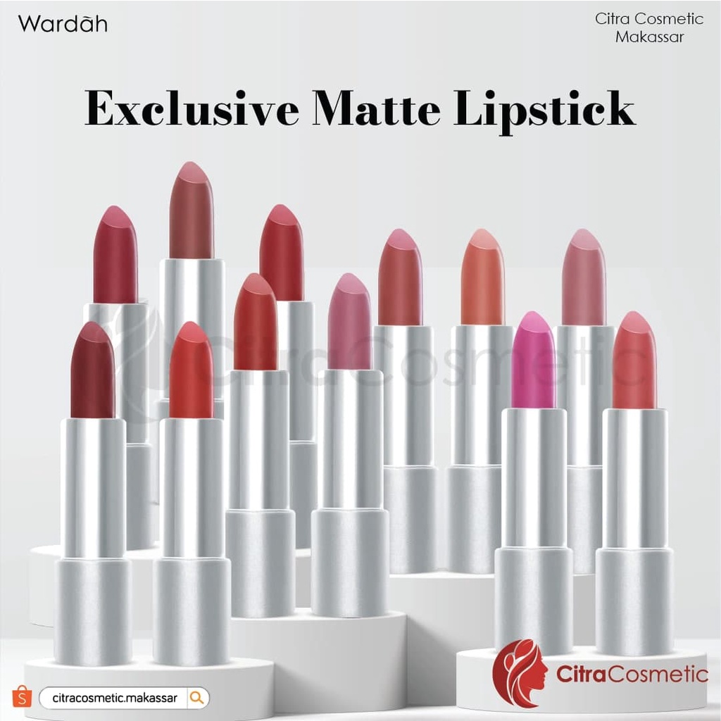 Wardah Exclusive Matte Lipstick Series 3.5 Gr