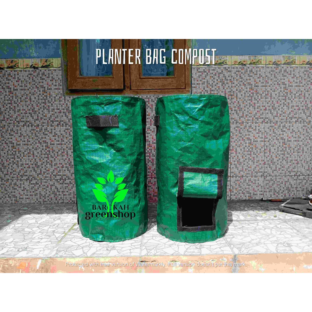 Compost bag  80 L - tas kompos olah limbah daun sampah - organik - Panter bag compost