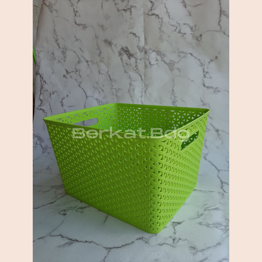 KERANJANG MASPION STORAGE TRISSA BASKET L + TUTUP