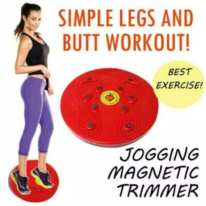 WK  Jogging Trimmer Magnetic Body Plate Alat Olahraga Twister Piringan Gym Murah