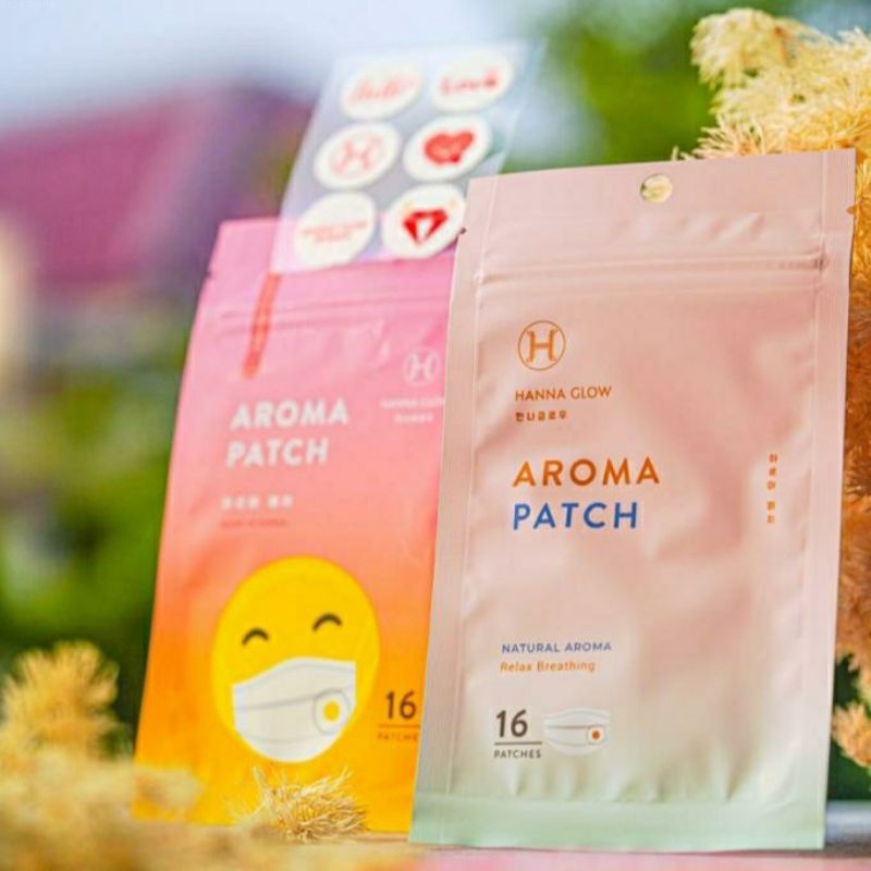 Aroma Patch For Mask Isi 16 Pcs Stiker Aroma Untuk Masker Import AFM