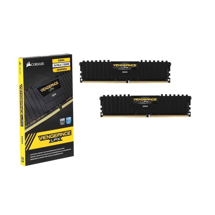 Memory CORSAIR CMK32GX4M2A2666C16 Vengeance LPX 32GB 2x16GB DDR4 2666