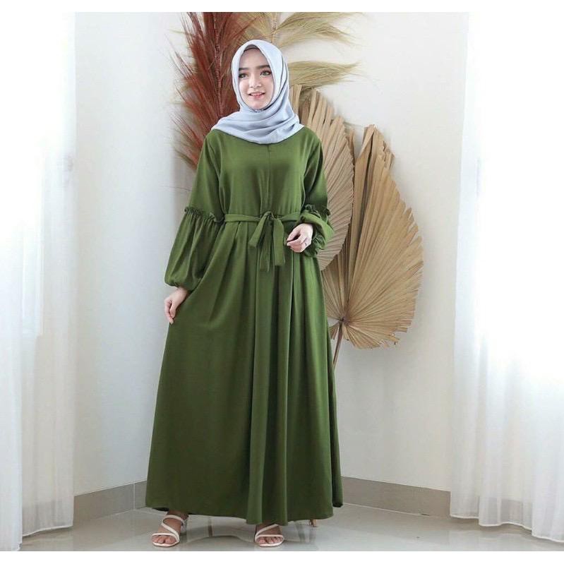 ( S M L XL XXL XXXL 5L ) TIFA MAXI DRESS POLOS JUMBO