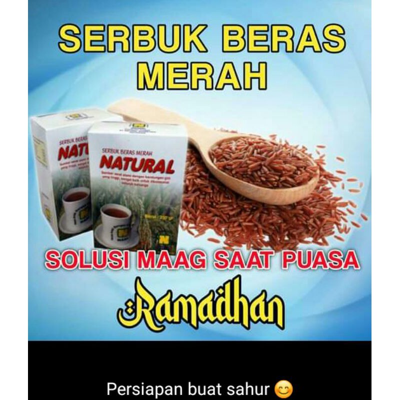 

SERBUK BERAS MERAH NATURAL