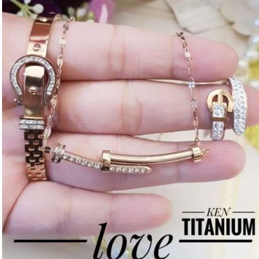 TiTanium Set perhiasan wanita QA41