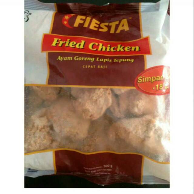 

Fiesta Fried Chicken ayam goreng renyah 500gr