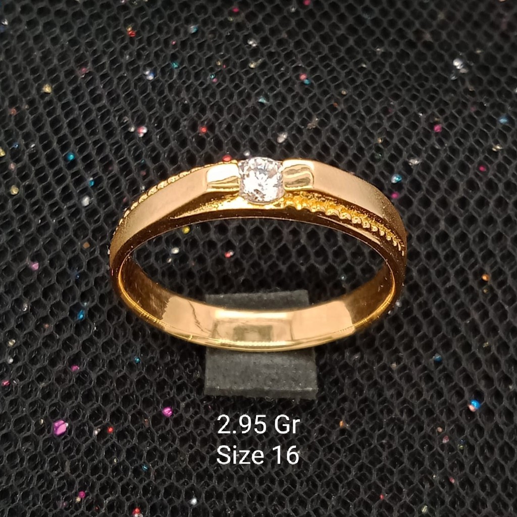 Cincin Emas 17 K - 2.95 Gr Kadar 750 - 3177