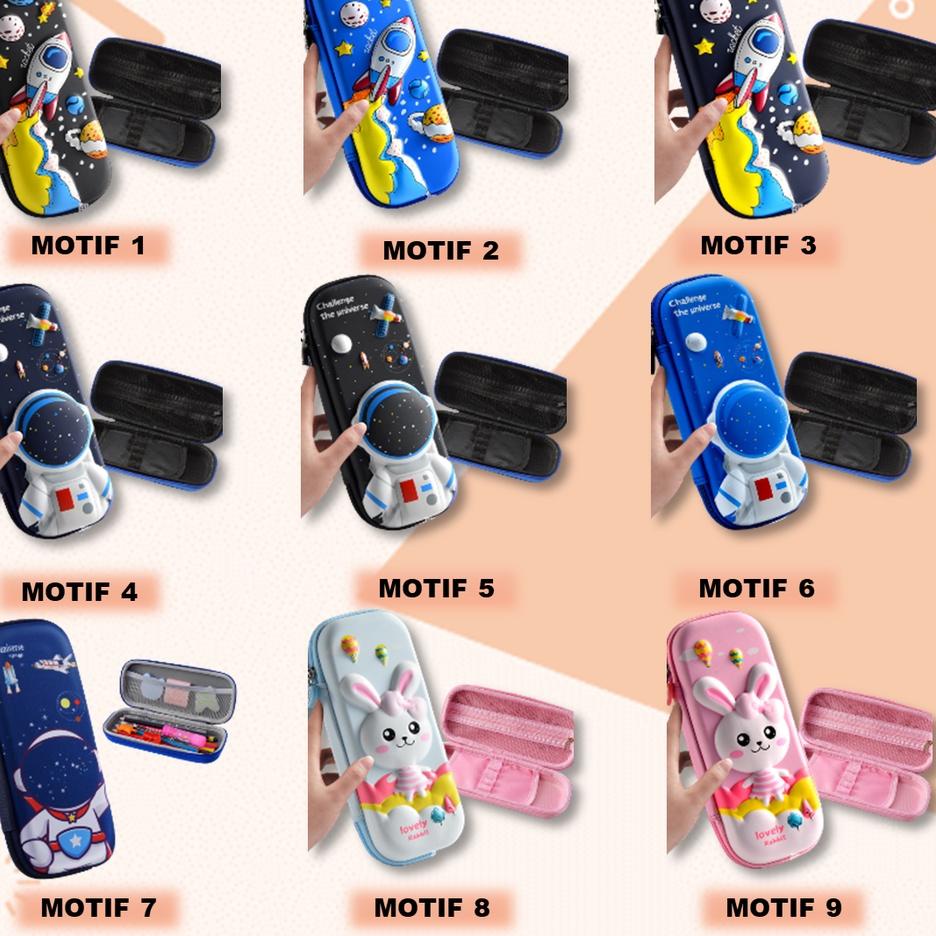 

Harga Meriah Tempat Kotak Pensil Anak 3D Karakter Cars Astronot Galaxy Aesthetic Bahan EVA Timbul Anti