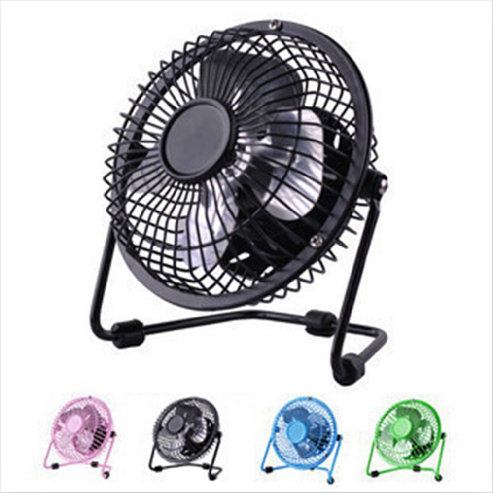 KIPAS ANGIN BODY BESI USB MINI PORTABLE FAN - WARNA ACAK