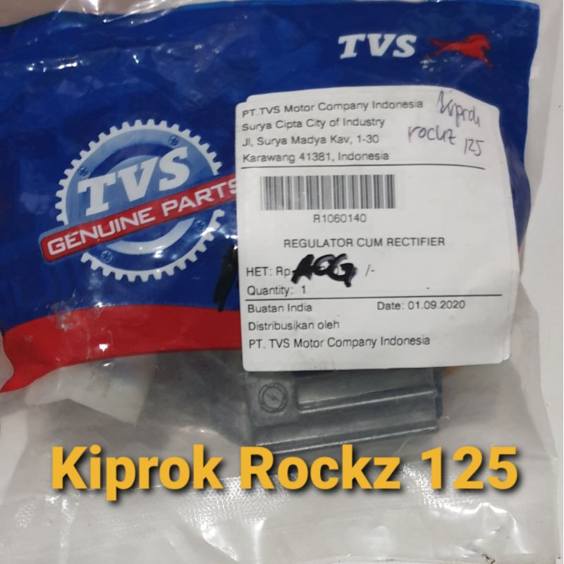 Kiprok / Regulator TVS ROCKZ 125 Original