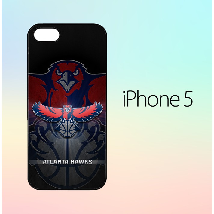 Atlanta Hawks logo Z5324 Casing Custom Hardcase iPhone 5 / 5s Case Cover
