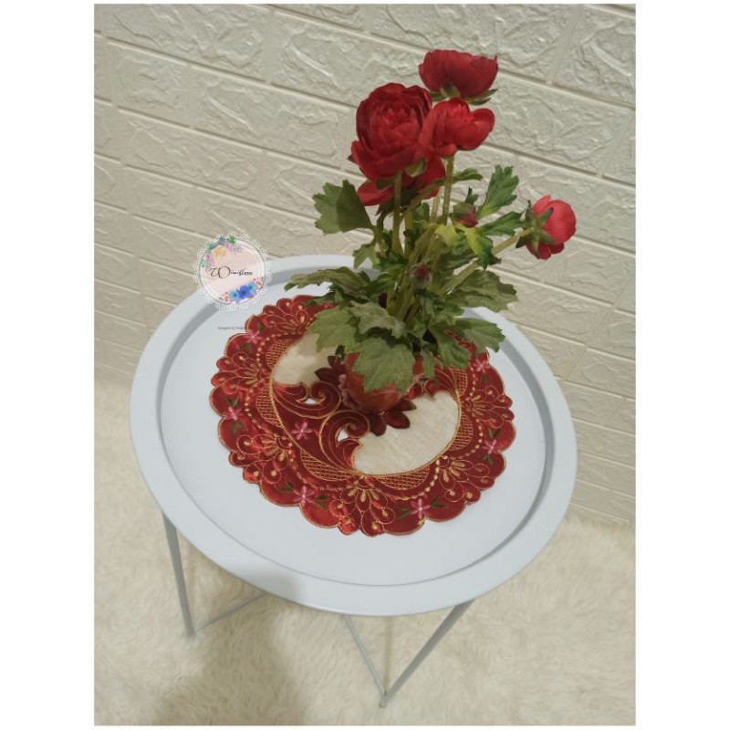 TAPLAK MEJA TAMU BULAT / TAPLAK MEJA BULAT / TAPLAK MEJA