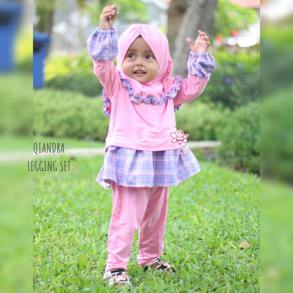 Setelan Muslim Anak Perempuan Baju Gamis Anak Perempuan