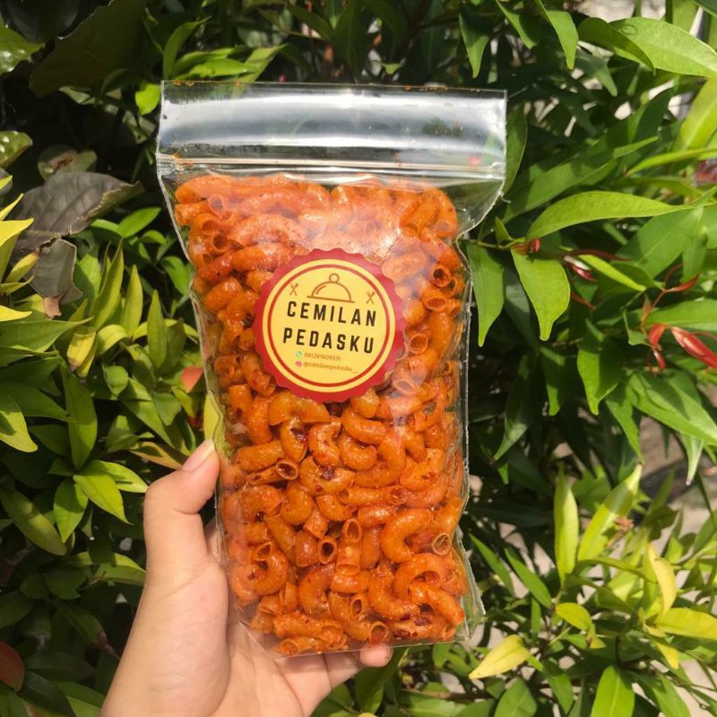 

[200gr] MAKARONI PEDAS DAUN JERUK - MAKRONI PEDAS
