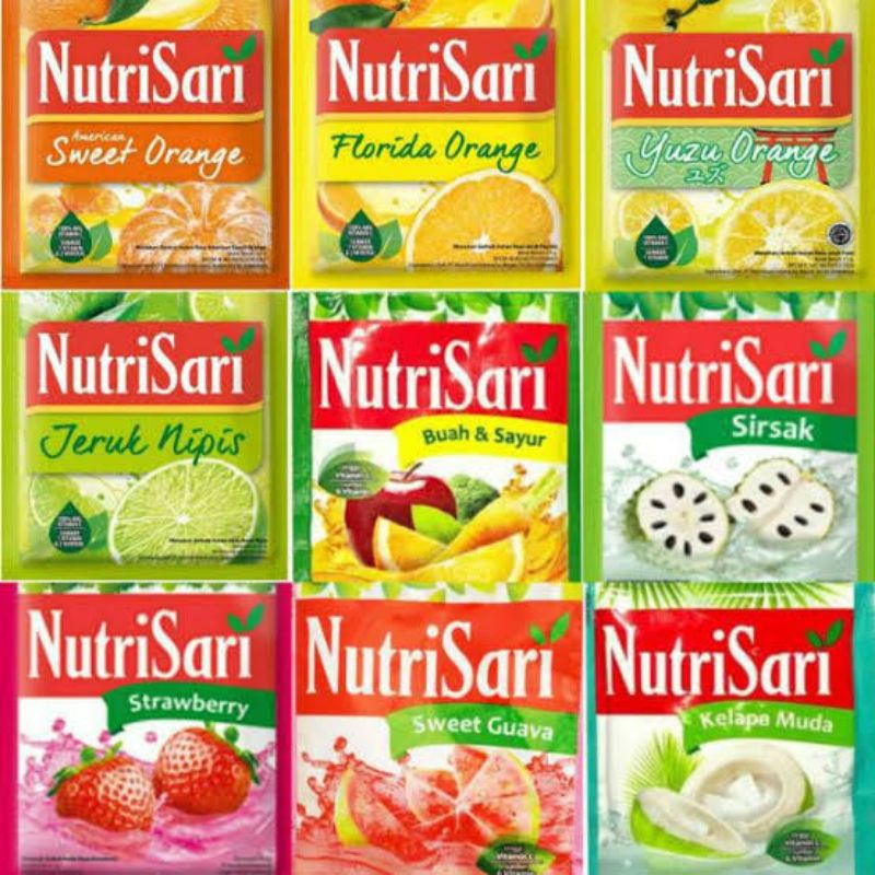 

Nutrisari Sachet (isi 10sachet)