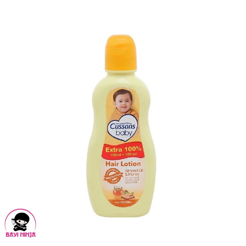 CUSSONS BABY Hair Lotion Almond Oil Honey 100 ml | Shopee Indonesia