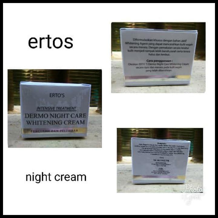 BIG SALE ERTOS NIGHT CREAM WHITENING - CREAM MALAM ERTOS !