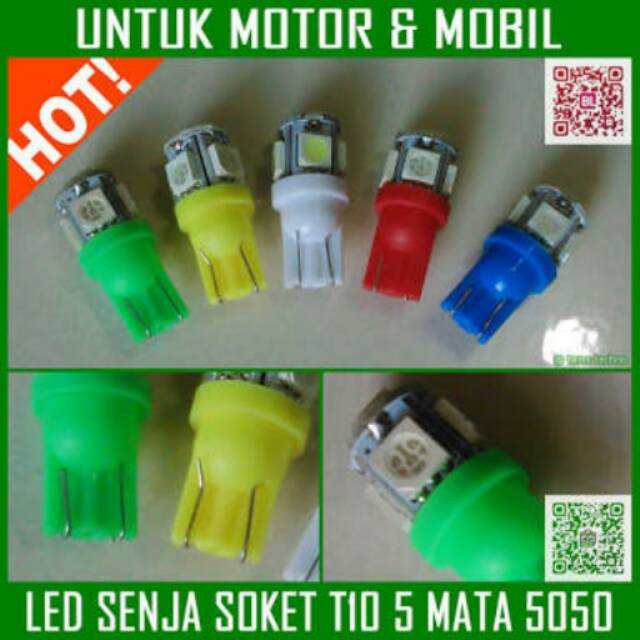 Lampu Sen LED Jagung 5 Mata ( Sepasang/ 2pcs )