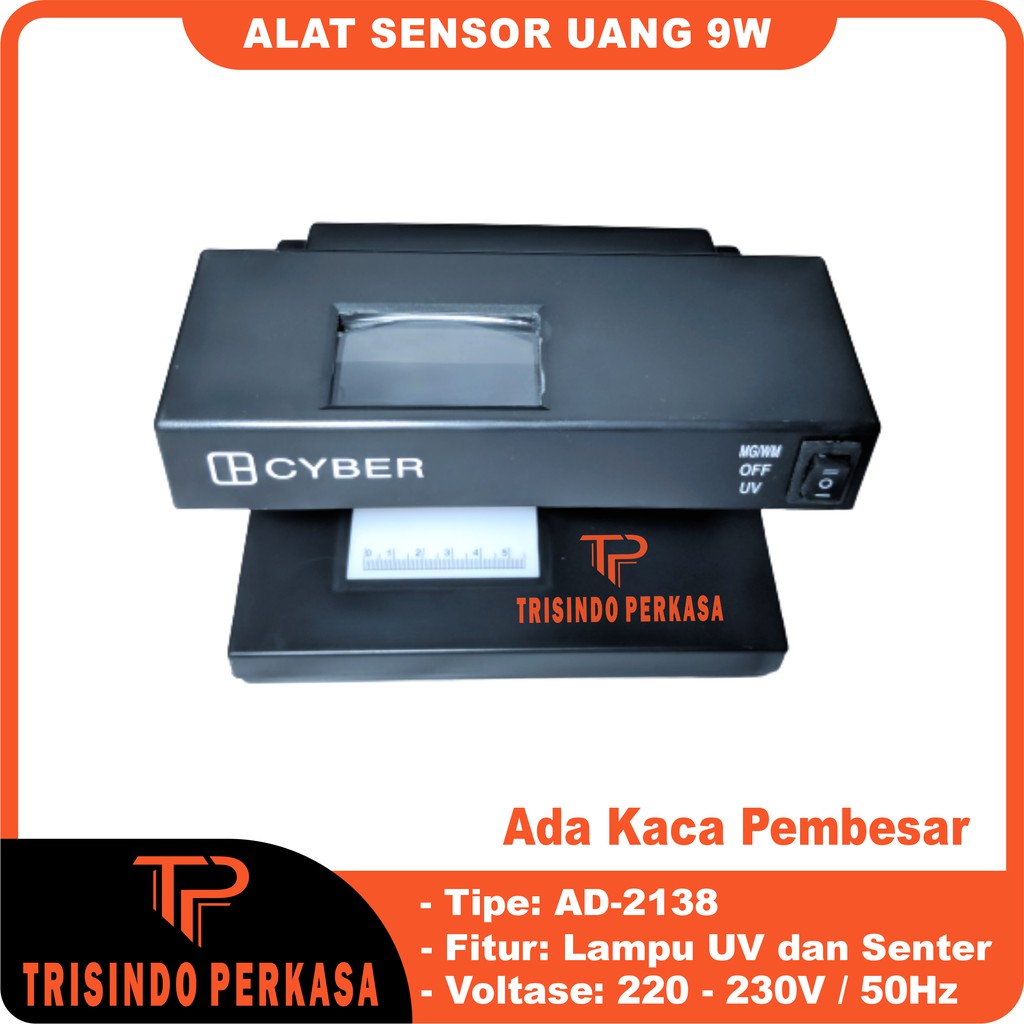 Alat Deteksi Uang Palsu /alat sensor uang/Money Detector TK 2138 AD-2138
