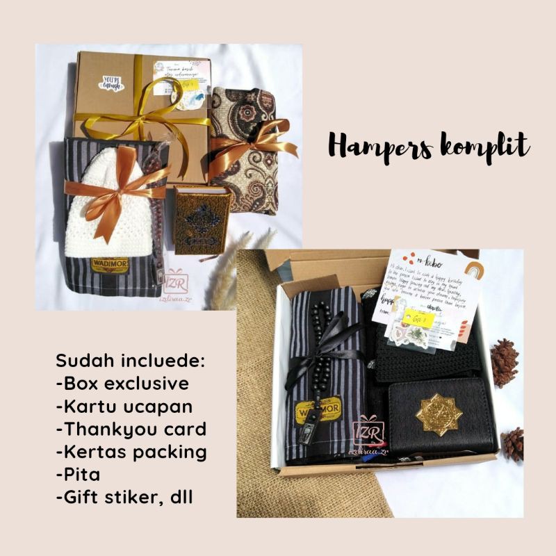 

[KOMPLIT] Hampers jum'atan/ hampers pria / kado cwo/ Gift box/ kado wisuda